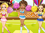 Cheerleader dress up games