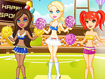 Cheerleader dress up games