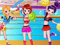 Cheerleader dress up games